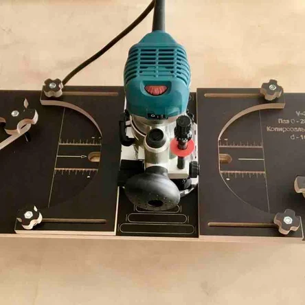 Приспособление для врезки пазов V4 под шип домино