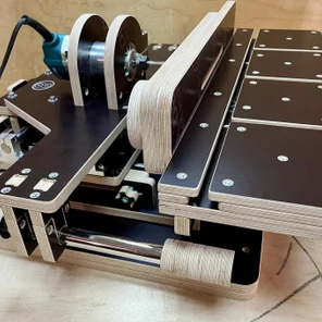 Приспособление для врезки вставного шипа-домино V5